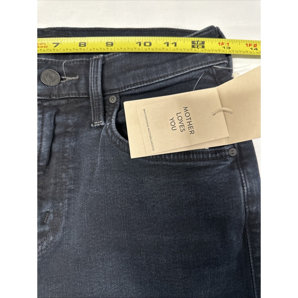 MOTHER Women Size 25 The Mid Rise Rider Ankle Jeans Night In Paris Very Dark - Picture 8 of 14